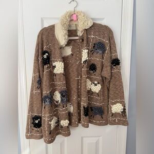 Vintage Design Options by Philip & Jane Gordon Sheep Cardigan